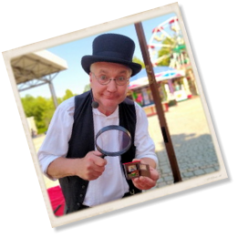Flohzirkus Freddy auf dem Hugo Haase Markt